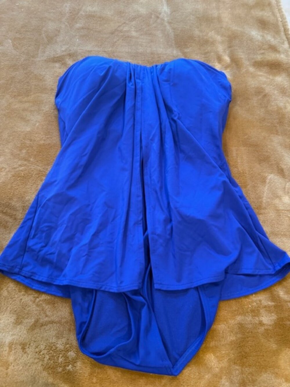 Jantzen One Piece Royal Blue Swimsuit - Size 10